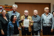 Fabiano Haubert entrega emenda de R$ 350 mil de deputado Afonso Motta 