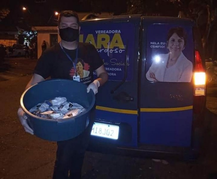 Vereadora Iara Cardoso realiza o lanche solidário