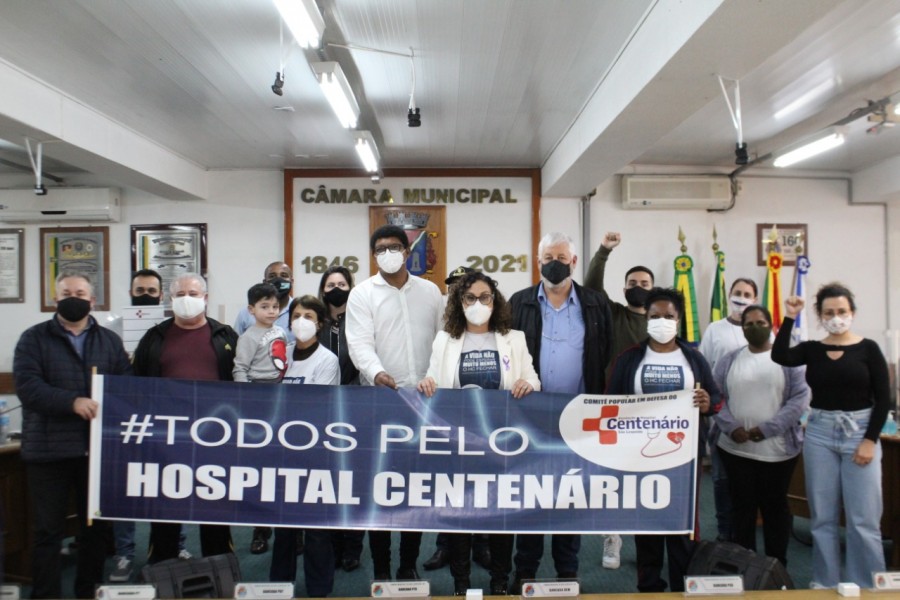 Comitê Popular em Defesa do Hospital Centenário é reativado na Câmara de São Leopoldo
