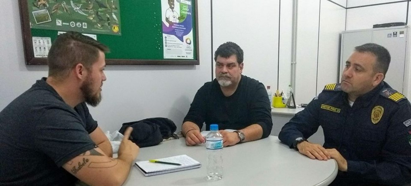 Dudu Moraes se reúne com secretário Sant'Ana para discutir a segurança nas escolas e na rodoviária