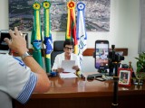 Presidente Iara Cardoso realiza coletiva de imprensa 