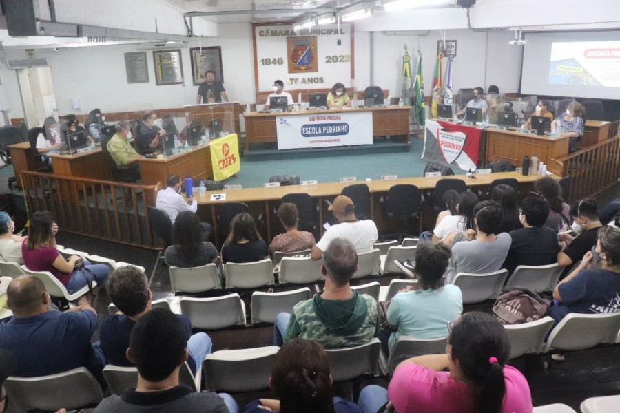 Audiência Pública debate interdição do IEE Pedro Schneider