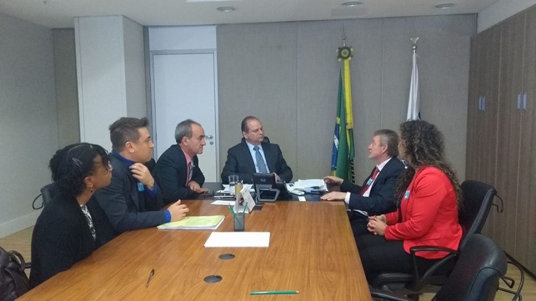 Ministro Ricardo Barros recebe comitiva de São Leopoldo e afirma que o Hospital Centenário terá apoio técnico do Ministério da Saúde