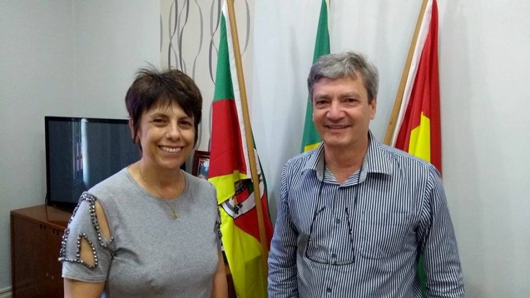 Vereadora Iara Cardoso faz visita ao prefeito de Portão