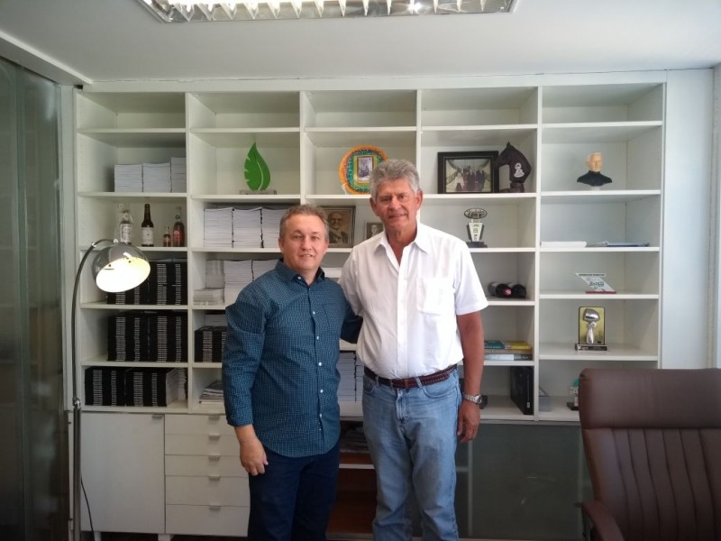 Fabiano visita deputado Afonso Motta em Porto Alegre 