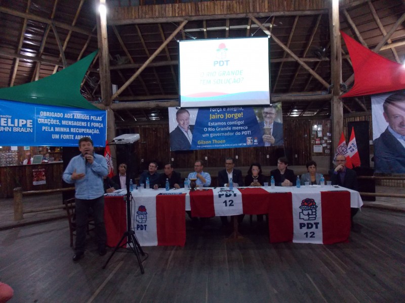 Vereadores participam da reunião da coordenadoria do PDT em Novo Hamburgo