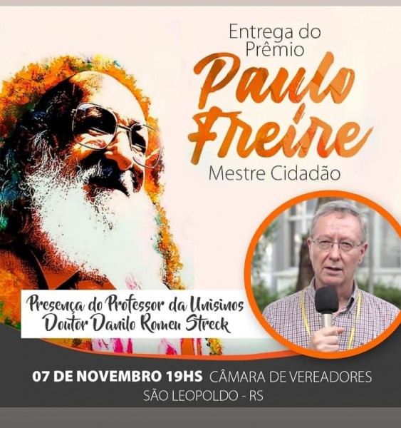 Entrega do Prêmio Paulo Freire – Mestre Cidadão 2018